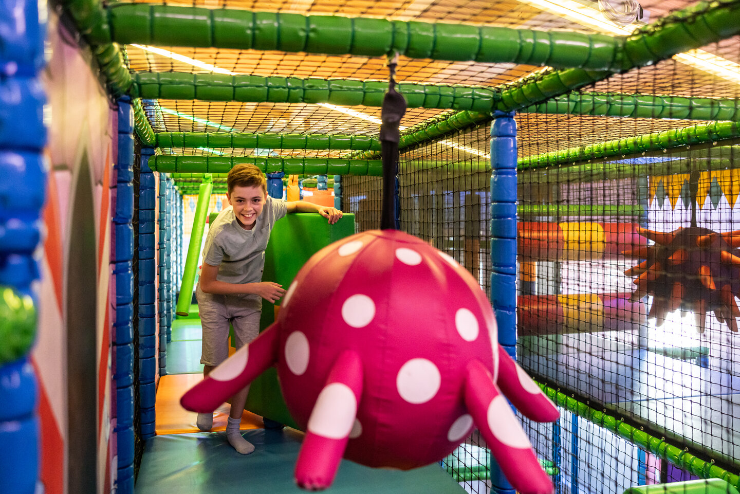 Indoor-Softplayanlage mit 250qm Fläche