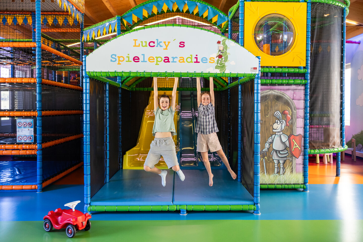Kletterspass im Kinderhotel Lacknerhof